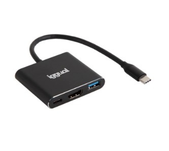 [800141] HUB IGGUAL TIPO C 3 EN 1 HDMI USB3.0 PD100W