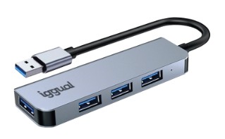 [800504] IGGUAL HUB USB-A 3,0X4 PUERTOS USB