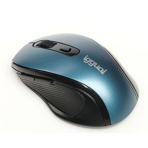 [800285] IGGUAL RATÓN INALÁMBRICO ERGONOMIC-M-1600DPI AZUL