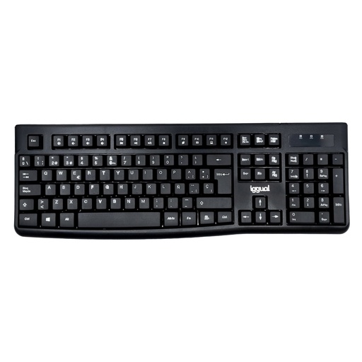 [800301] TECLADO ESTÁNDAR IGGUAL CK-BASIC2-105T NEGRO
