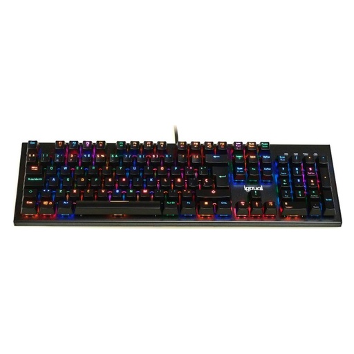 [800300] IGGUAL TECLADO GAMING TKL MECÁNICO ONYX RGB NEGRO