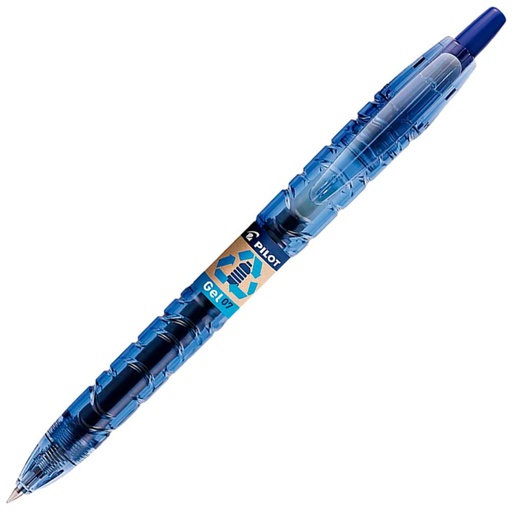 [119444] BOLÍGRAFO PILOT B2P AZUL · TINTA GEL · RETRÁCTIL · PUNTA 0,7 MM · PACK 10 UDS