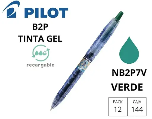 [119407] BOLÍGRAFO PILOT B2P VERDE