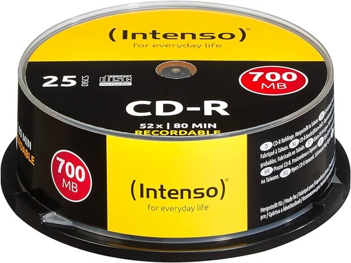 [170084] INTENSO CD-R 700MB-80MIN TUBO 100 UNIDADES