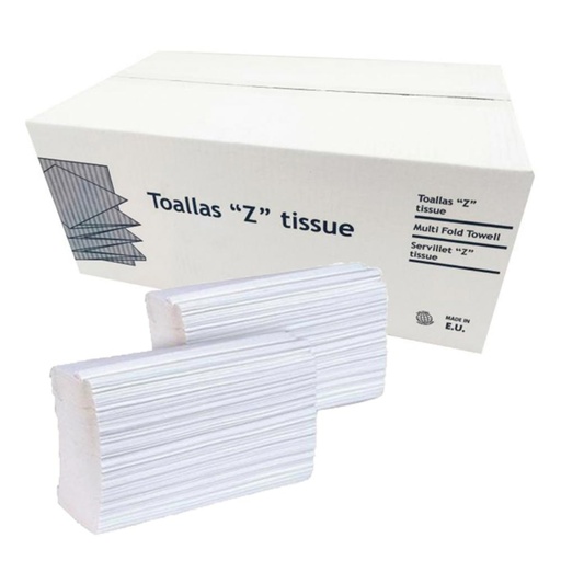 [749759] TOALLA DE PAPEL SECAMANOS DAHI Z ECOPASTA 2 CAPAS – CAJA 20 PAQUETES (DJT52320)