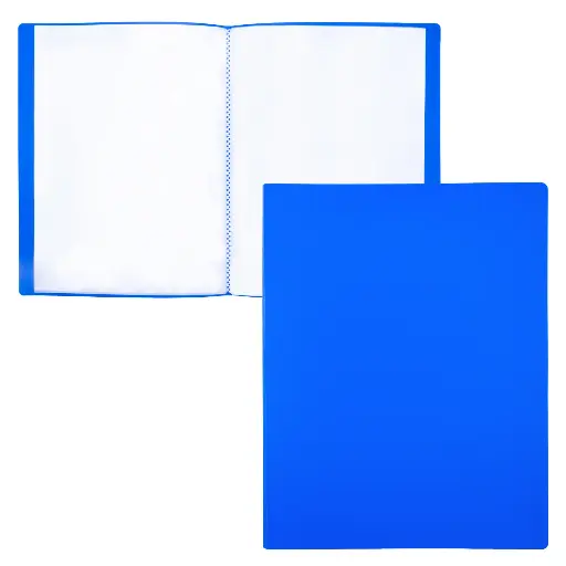 [180686] CARPETA DE FUNDAS RAYLU PAPER PREMIUM A4 40 FUNDAS AZUL