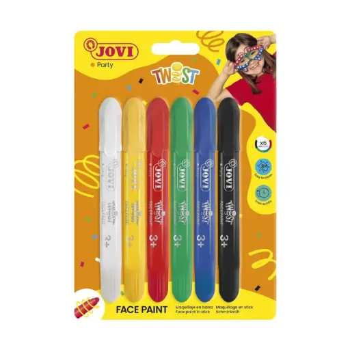 [649385] MAQUILLAJE EN BARRA HIPOALERGÉNICO 6 STICKS MULTICOLOR JOVI