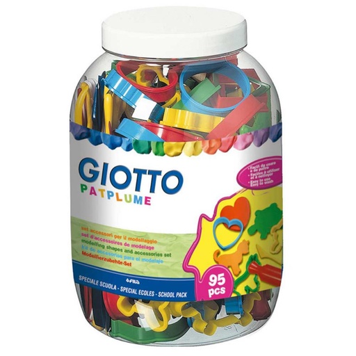 [649356] MOLDES SURTIDOS PARA PLASTILINA  GIOTTO PATPLUME (REF. 688800)