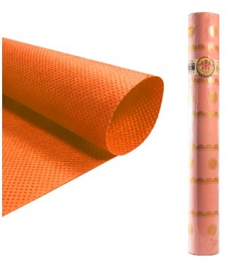 [825461] TELA ROLLO TEJIDO ROYAL BONDY 80 X 25 M NARANJA