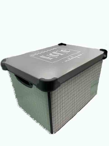 [825014] CAJA DE ALMACENAJE CON TAPA HOME BOX