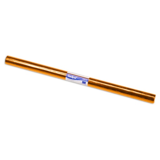 [600101] PAPEL CELOFÁN SADIPAL ROLLO 50 CM × 16,25 M (30 g/m²) · NARANJA · 25 HOJAS MICROPERFORADAS · BIODEGRADABLE · RESISTENTE A CALOR Y LUZ