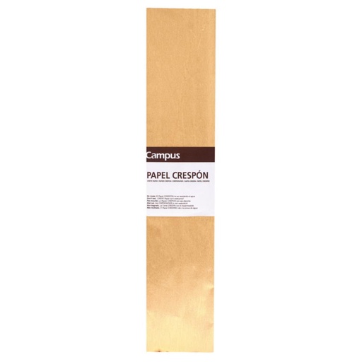 [600316] PAPEL CRESPÓN ORO METALIZADO 50 × 2 M – 60 g/m², CREPADO 70% – INETA – 10 UDS (PACK)