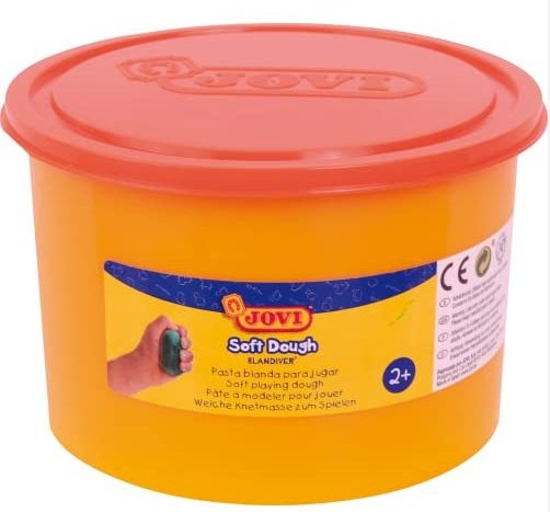 [649338] PASTA BLANDA NARANJA FLUOR SOFT DOUGH BLANDIVER BOTE 460 G