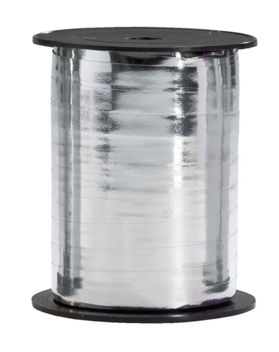 [825712] CINTA REGALO METALIZADA PLATA 5X50