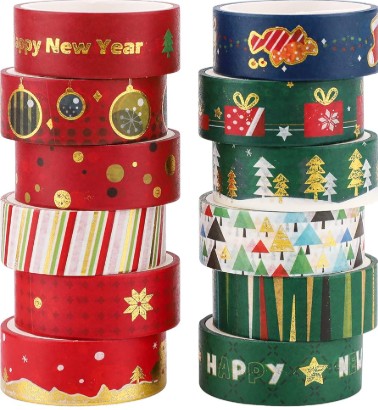 [825738] CINTA ADHESIVA NAVIDEÑA 15MMX10M