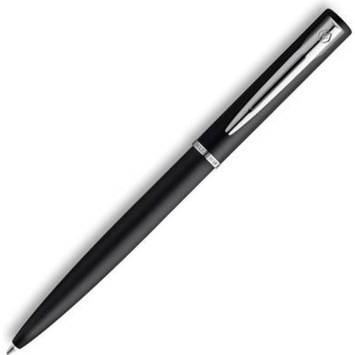 [118412] BOLÍGRAFO WATERMAN ALLURE NEGRO · GIRO RETRÁCTIL · CUERPO METÁLICO · TINTA AZUL