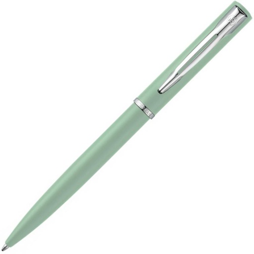 [118419] BOLÍGRAFO WATERMAN ALLURE VERDE PASTEL · GIRO RETRÁCTIL · CUERPO METÁLICO · TINTA AZUL