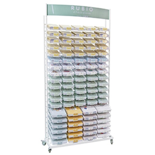 [649756] CUADERNOS RUBIO EXPOSITOR DE PARED FRONTAL SURTIDO  1.285 UNIDADES