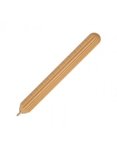 [650323] PUNZÓN FAIBO PLÁSTICO IMITACIÓN MADERA CON PUNTA DE ACERO LATONADO – 7 CM