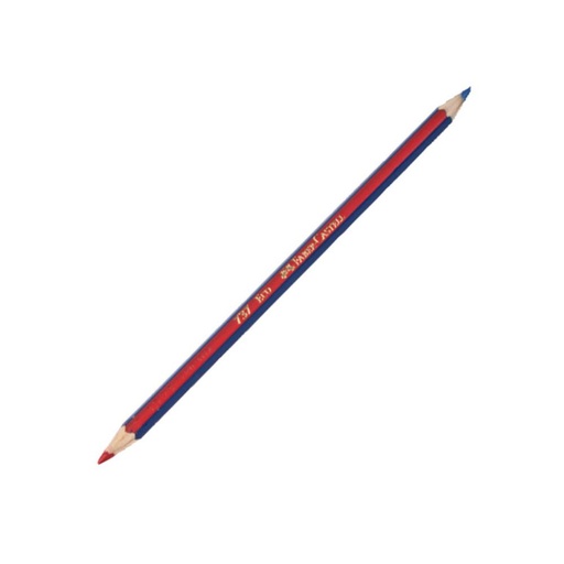[080916] LÁPICES BICOLOR FABER-CASTELL 2160 AZUL/ROJO – CAJA 12 UNIDADES