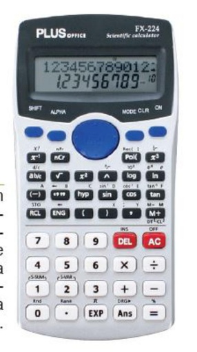 [220506] CALCULADORA CIENTÍFICA PLUS OFFICE FX-224 