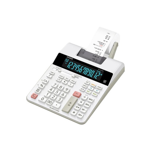 [248860] CALCULADORA IMPRESORA CASIO FR-2650RC · 12 DÍGITOS · IMPRESIÓN BICOLOR · 2,0 L/S · PAPEL 58 MM · POST-PRINT · RE-PRINT · ADAPTADOR CA