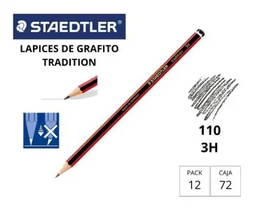 [119186] LÁPIZ DE GRAFITO STAEDTLER TRADITION 110 3H 