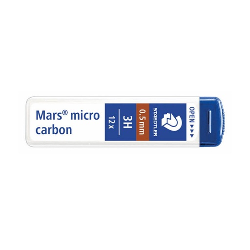 [080091] MINAS MARS MICRO CARBON 250 3H (0,5 mm) STAEDTLER