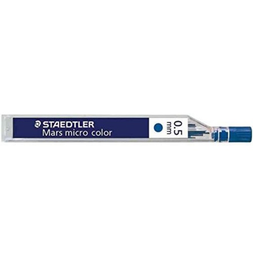 [081402] MINAS MARS MICRO COLOR AZUL 0,5 mm (TUBO 12 UDS.) STAEDTLER