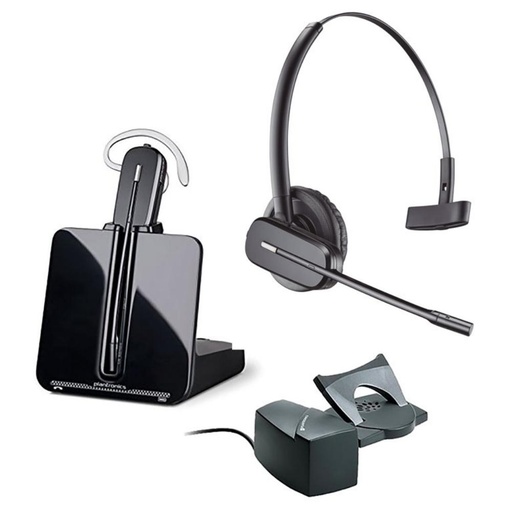 [247344] AURICULAR INALÁMBRICO POLY PLANTRONICS CS540 + HL10 (DECT, MONOAURAL, 120 M, 7 H)