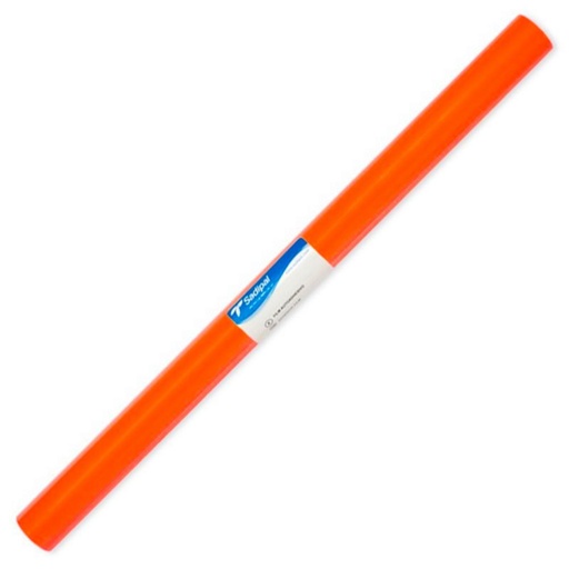 [649259] FORRALIBROS ADHESIVO OPACO COLOR NARANJA 0,50 x 3 MT. 50 MICRAS SADIPAL