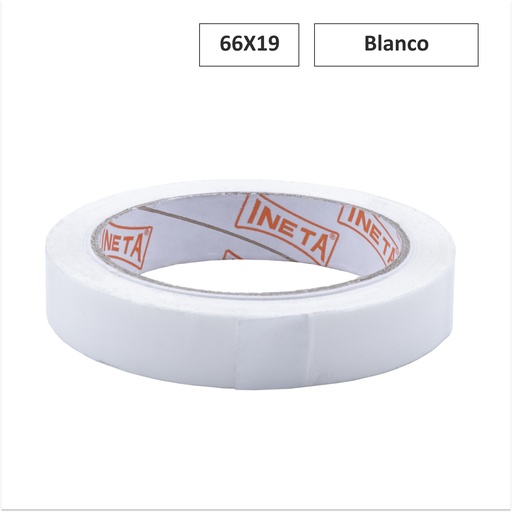 [825633] CINTA ADHESIVA 66X19 BLANCO PARA MANUALIDADES Y PSICOMOTRICIDAD