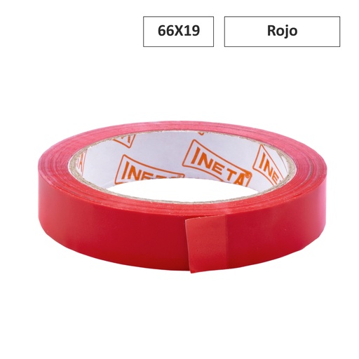 [825636] CINTA ADHESIVA 66X19 ROJO PARA MANUALIDADES Y PSICOMOTRICIDAD