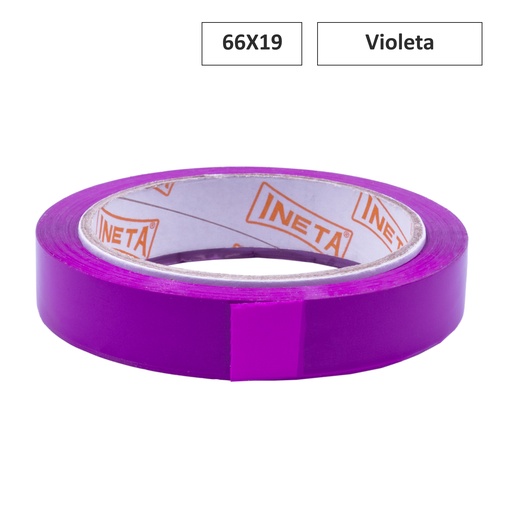 [825643] CINTA ADHESIVA 66X19 VIOLETA PARA MANUALIDADES Y PSICOMOTRICIDAD
