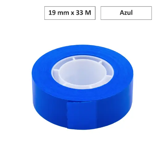 [70016] CINTA ADHESIVA APLI AZUL 19 MM x 33 M