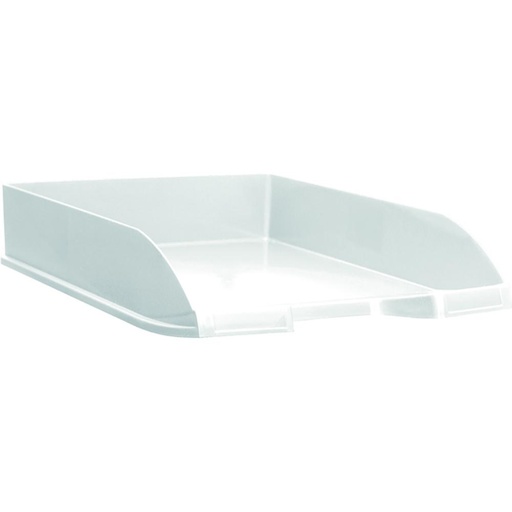 [181185] BANDEJA SOBREMESA A4 PLASTICO OPACO COLOR BLANCO