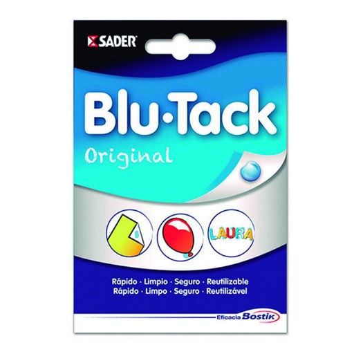 [040032] MASILLA BLU TACK ADHESIVA  SUJETACOSAS (70 g)  BOSTIK