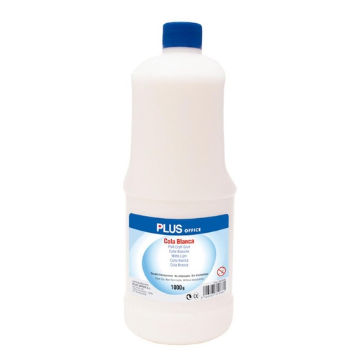 [040566] COLA BLANCA 1.000 G – APLICADOR DE PUNTA, SIN DISOLVENTES, USO ESCOLAR (REF. 12851)