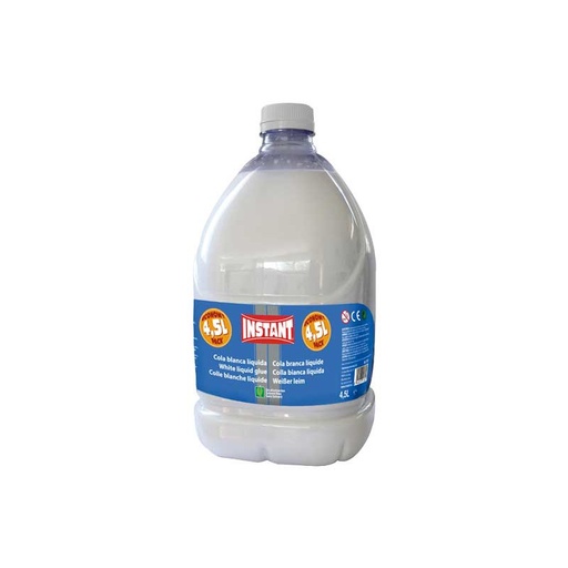 [650321] COLA TRANSPARENTE 4,5 L – GARRAFA PARA MANUALIDADES Y SLIME – SIN DISOLVENTES