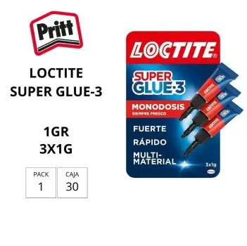 [118673] PEGAMENTO LOCTITE SUPER GLUE-3 3X1G 