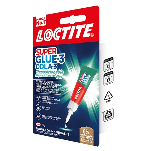 [069204] PEGAMENTO LOCTITE SUPER GLUE-3 POWER EASY – 3 G