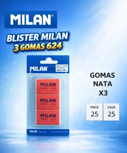 [650060] BLISTER MILAN 624 BLANCA 3UDS