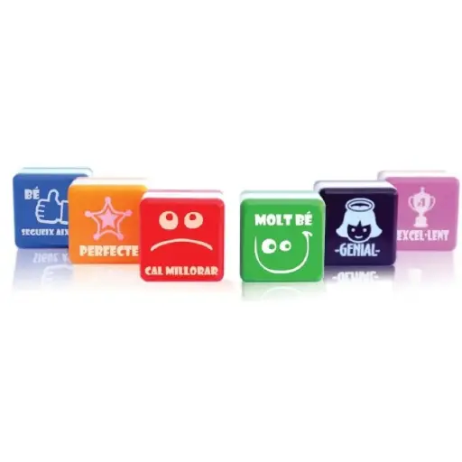 [825611] SELLOS DE MOTIVACIÓN VALENCIANO 8 UNIDADES