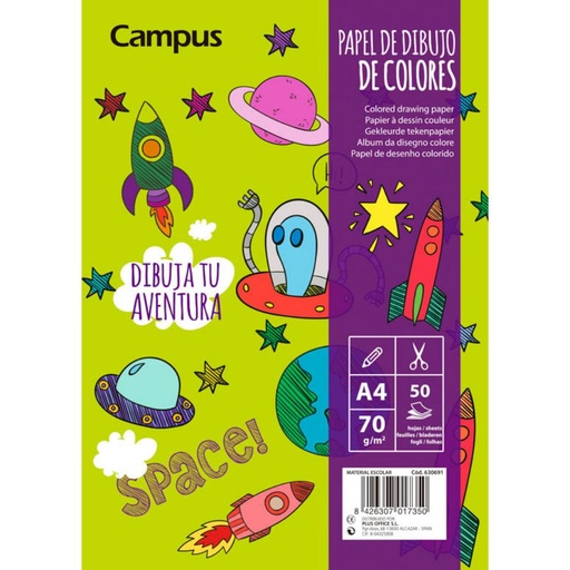 [630691] BLOC DIBUJO CAMPUS A4 70G 50H