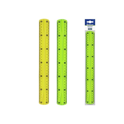 [600359] REGLA FLEXIBLE PVC 30 CM – COLORES SURTIDOS