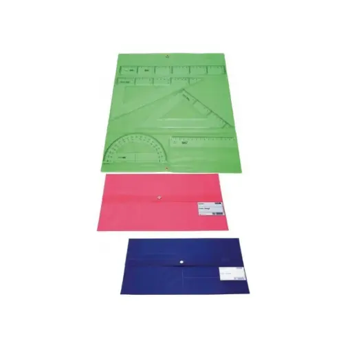 [600381] ESTUCHE DE DIBUJO ESCOLAR CON BROCHE SAFTA