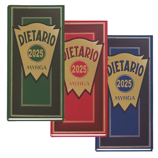 [001484] DIETARIO 2/3 FOLIO TELA – 1 DÍA/PÁGINA (31 × 15 CM)