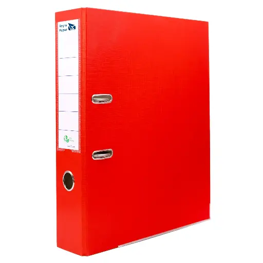 [181003] ARCHIVADOR RADO RAYLU  A4 LOMO ANCHO 75MM FORRADO INTERIOR PP ROJO