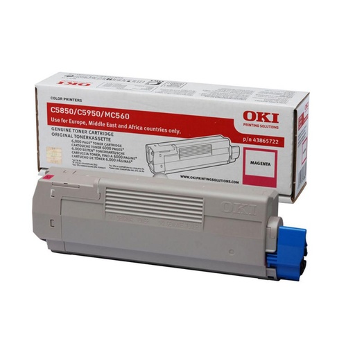 [165523] TONER OKI 43865722 MAGENTA