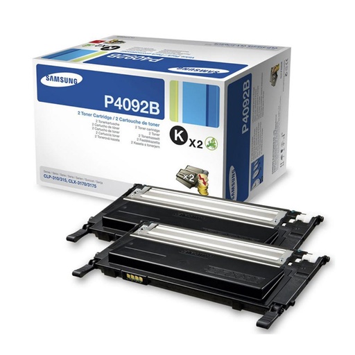 [165569] TONER SAMSUNG CLTP4092B/ELS NEGRO PK2